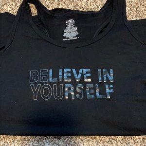 Believe in yourself workout tank